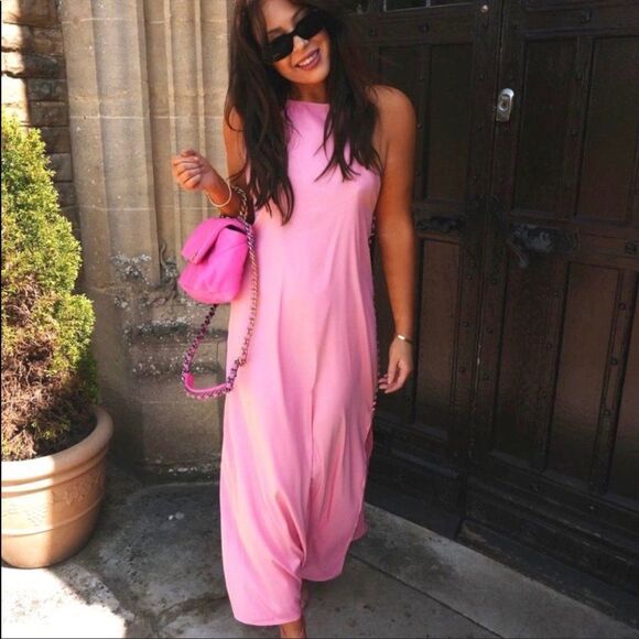 ZARA SATIN EFFECT BUTTONED DRESS - Picture 3 of 9